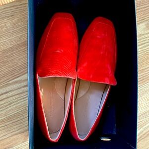 Red shoes flat really comfortable